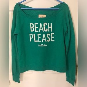 Women’s Hollister Sweatshirt (Green) Size - M